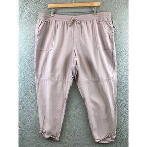 New Maurices Weekender Drawstring Waist Cropped Jogger Pants Women 22W